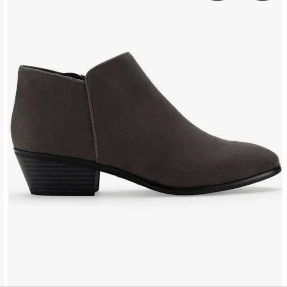 Wileyy Ankle Boots Charcoal -7 WIDE - Picture 2 of 5